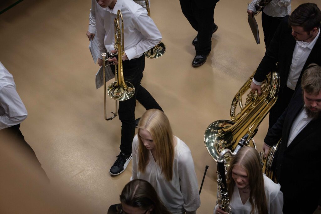 Kokkolan Nuorisosoittokunnan 50-vuotisjuhlakonsertti.