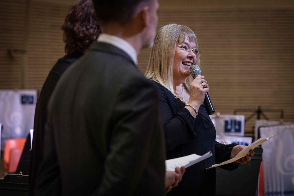 Kokkolan Nuorisosoittokunnan 50-vuotisjuhlakonsertti.