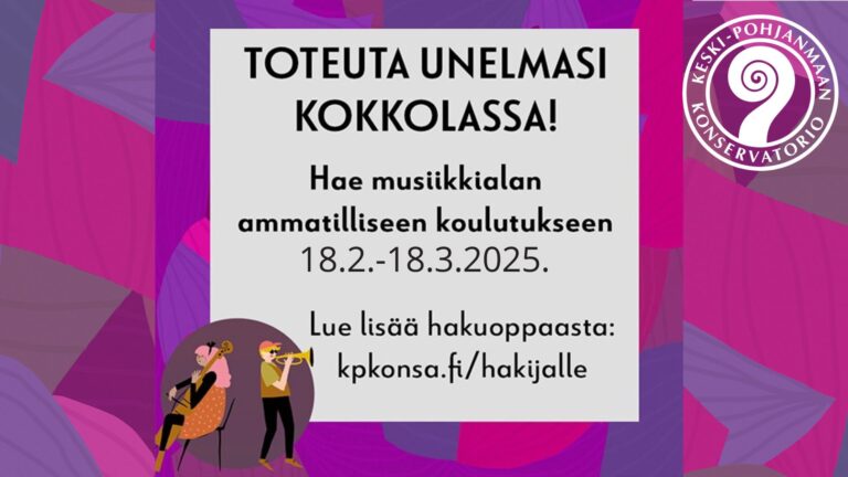 Haku ammatilliseen koulutukseen