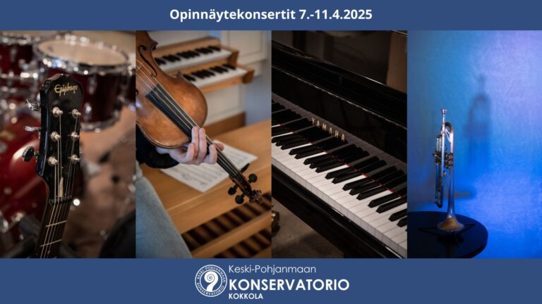 Opinnäytekonsertit 7.-11.4.2025