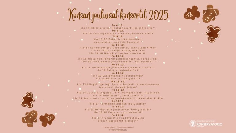 Jouluisat konsertit