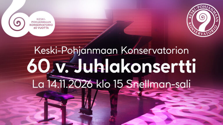 Konservatorion 60 v. Juhlakonsertti
